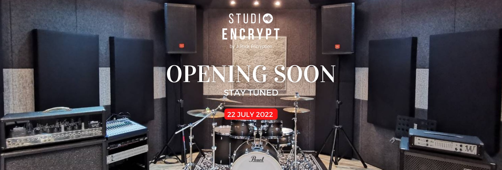 STUDIO Encrypt ห้องซ้อมดนตรีที่มีร้านกาแฟ อุปกรณ์ครบ ระบบเสียงคุณภาพ เพื่อประสบการณ์การซ้อมดนตรีที่ด